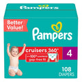Pampers Diapers - Cruisers 360° - Size 4,