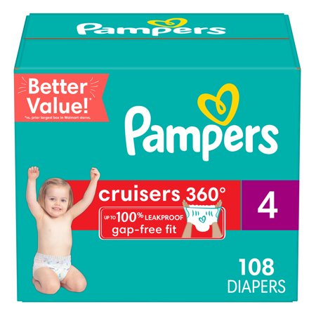 Pampers Diapers - Cruisers 360° - Size 4,