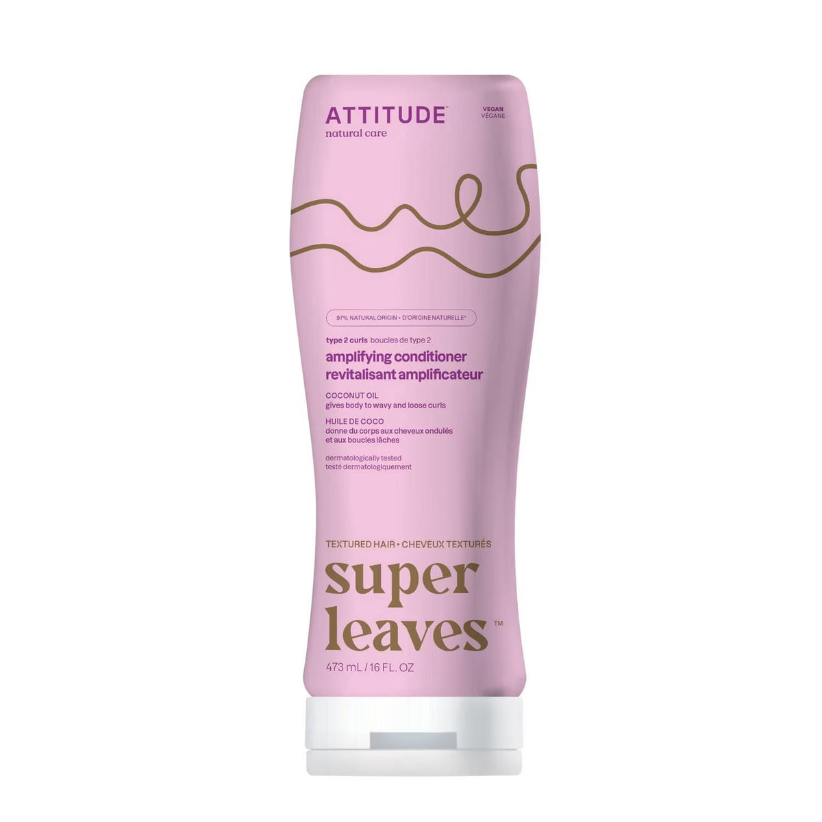 Attitude Curl Amplifying Coconut Oil Conditioner 16 Fl. Oz