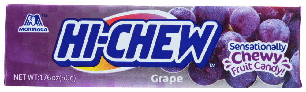 Hi-Chew Chewy Fruit Candy Grape Flavour, 1.76 Oz