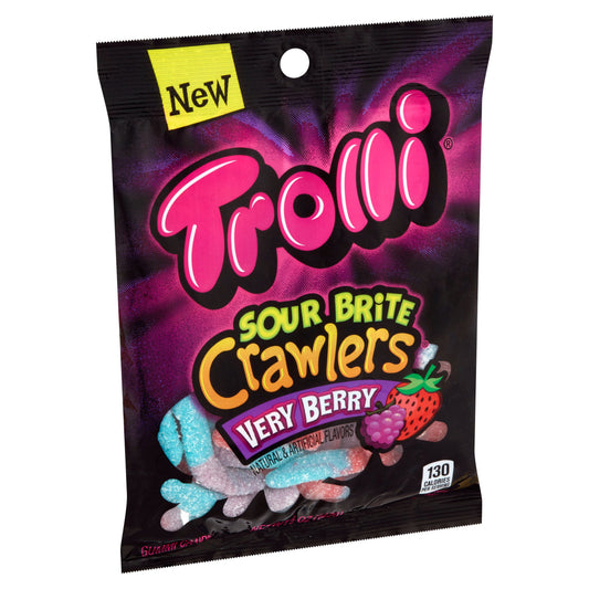 Trolli Sour Brite Very Berry Crawlers, 5 Oz