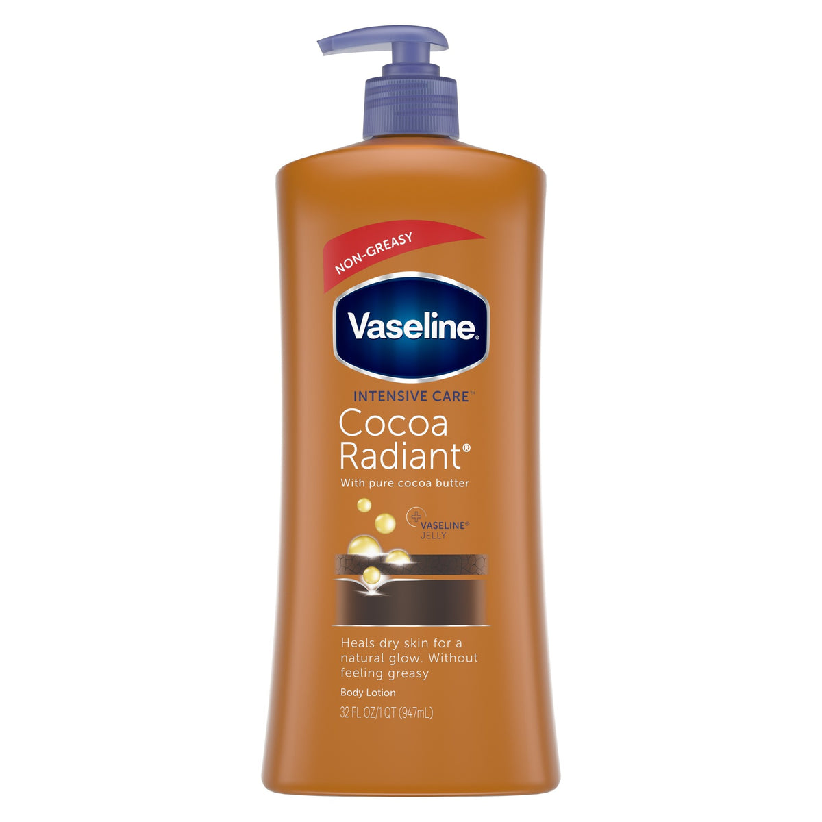 Vaseline Intensive Care Body Lotion for Dry Skin Cocoa Radiant Lotion 947ml