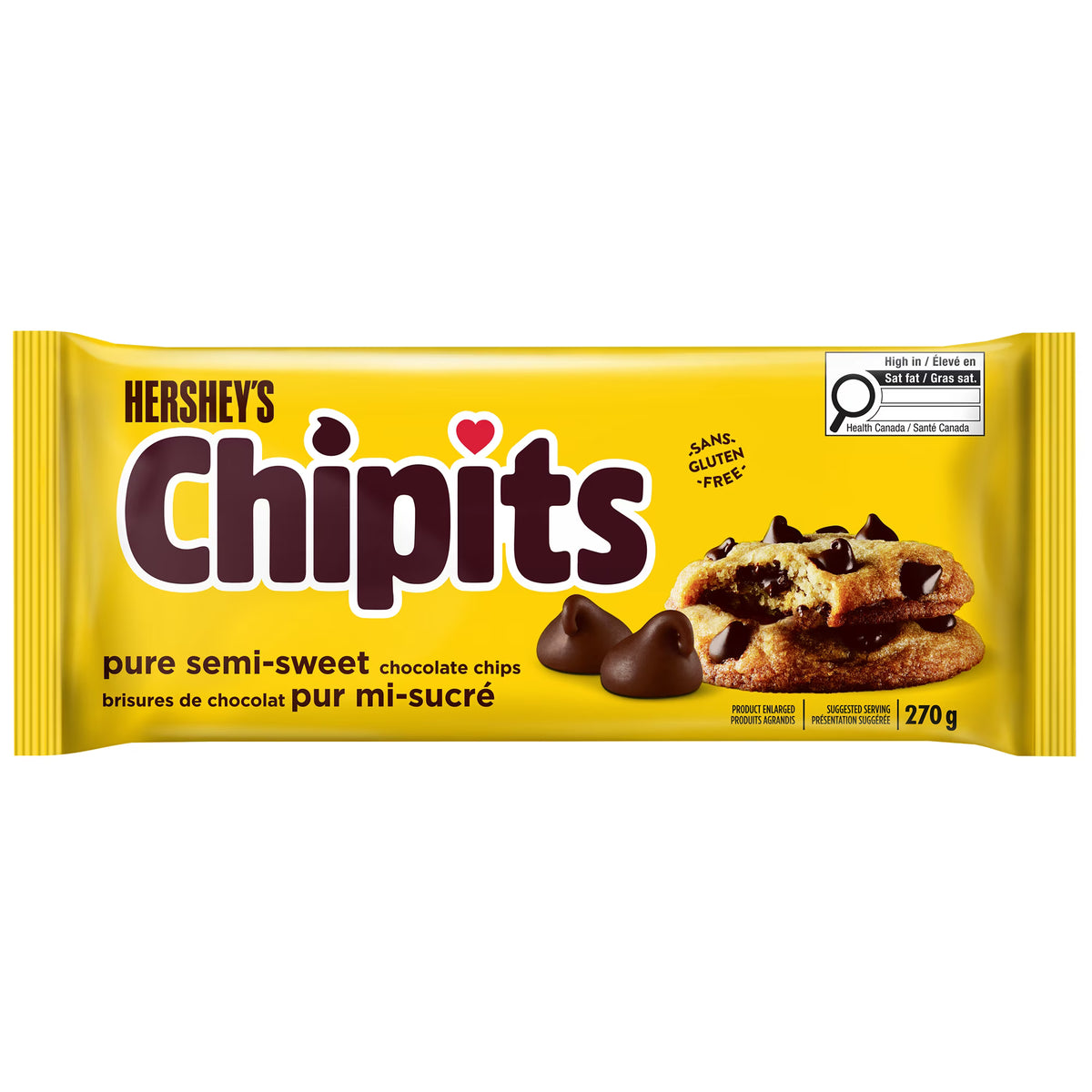 Hershey's chipits Pure semi-Sweet Chocolate Chips 275G