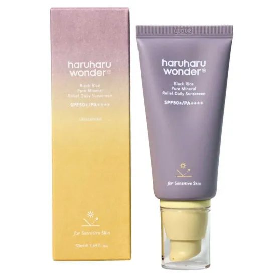 Haruharu Wonder Black Rice Pure Mineral Relief Daily Sunscreen SPF50