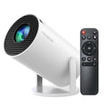 1080P Mini Projector with WiFi 6 and Bluetooth, Outdoor Portable Projector with Auto Keystone, 180° Rotatable Short Throw Movie Projector Compatible with Smartphone, TV Stick, HDMI, USB