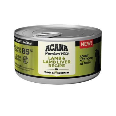 ACANA Lamb + Lamb Liver in Bone Broth Wet Cat Food, 3 Oz