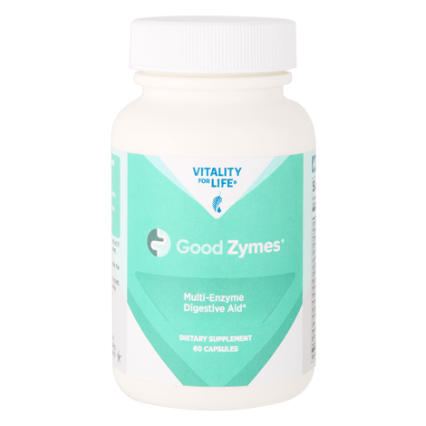 Vitality For Life Good Zymes Multi-Enzyme Digestive Aid 60Capsules