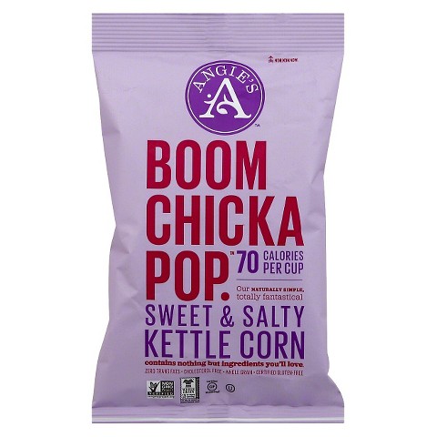 Angie's BOOMCHICKAPOP Sweet & Salty Kettle Corn, 2.25 Oz Bag