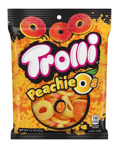 Trolli Peachie O S Gummi Candy 4.25 Oz