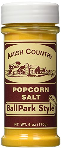 Amish Country Popcorn | Ballpark ButterSalt Popcorn Salt - 5.5 Oz Bottle