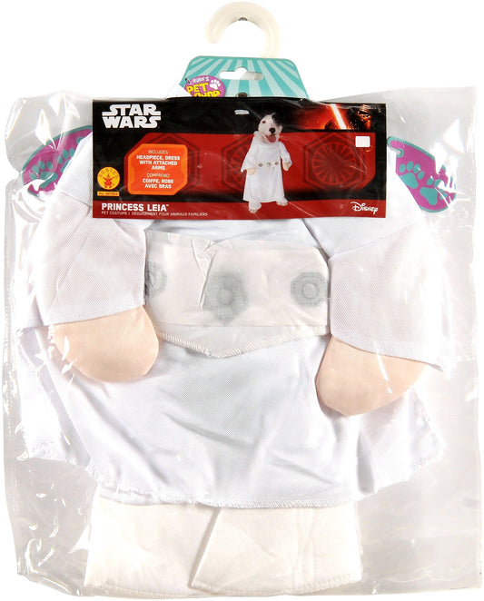 Princess Leia Dog Fancy Dress Costume Large