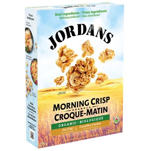 Jordans Organic Oat Crisp Granola Cereal, Morning Crisp 375 g
