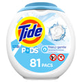 Tide Pods Free & Gentle Laundry Detergent Pacs 81 Ct