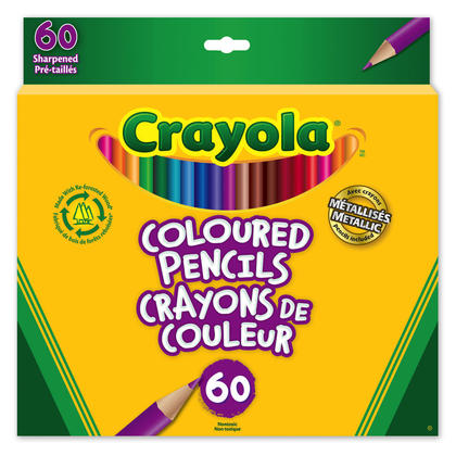 Crayola Coloured Pencils, 60 Count