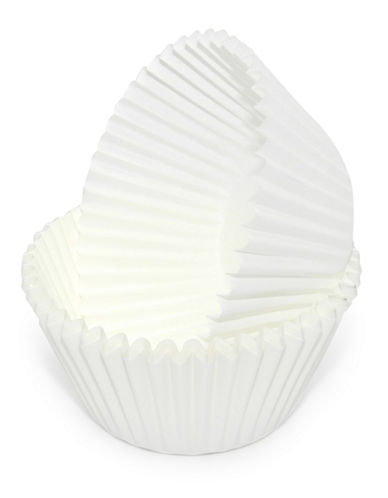 Pack of 50 Jumbo Baking Cups-WHITE-One Size