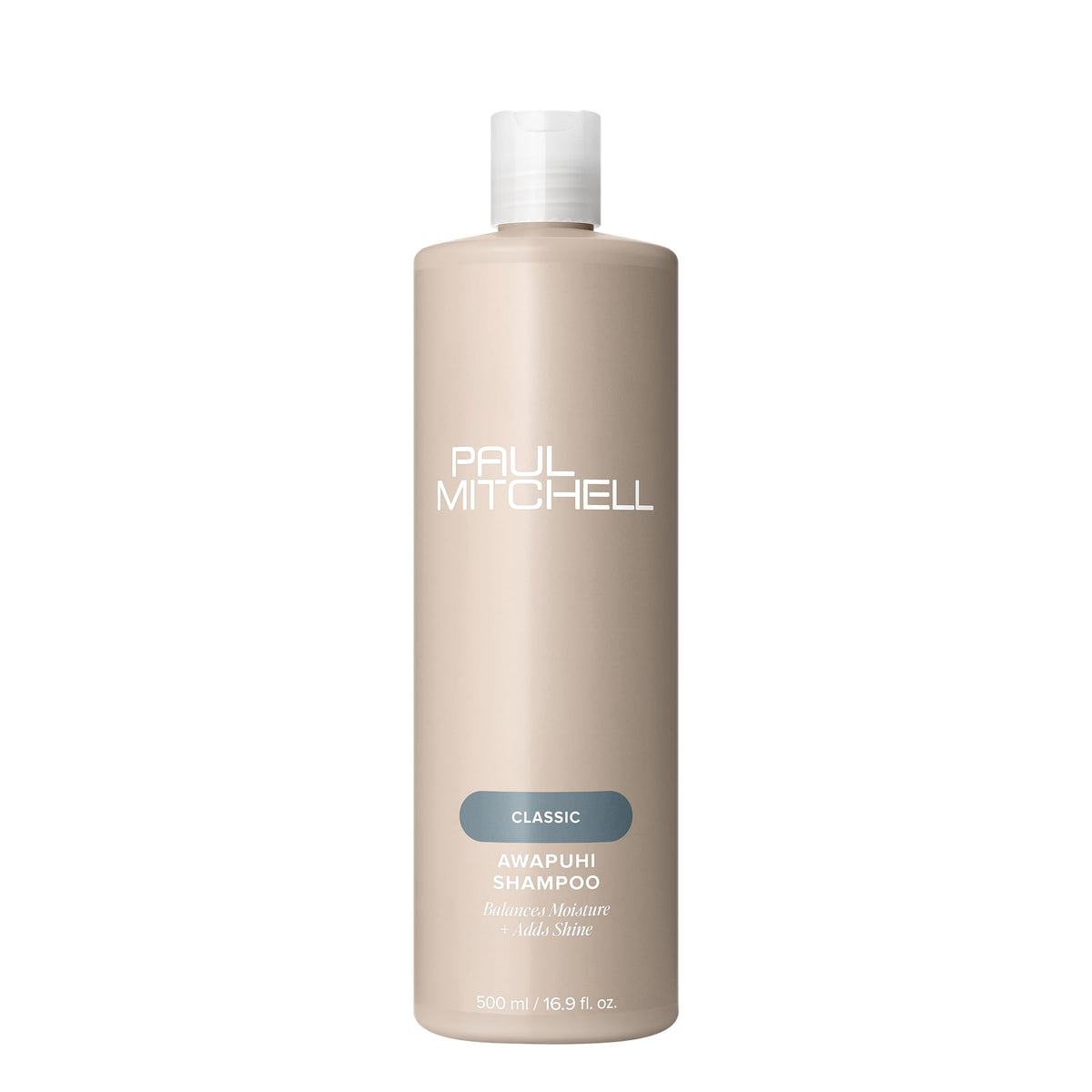 Paul Mitchell Awapuhi Shampoo, Balances Moisture + Adds Shine, For All Hair Types, Especially Fine + Static-Prone Hair-1L