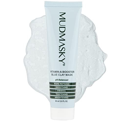 Mudmasky Vitamin A Booster Blue Clay Mask 2 oz Skin Care