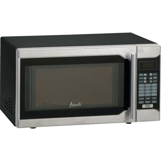 0.7 Cu Ft Microwave Oven, 700 W, Stainless Steel