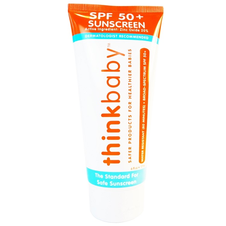 Thinkbaby Safe Sunscreen SPF 50+, 6oz 6oz
