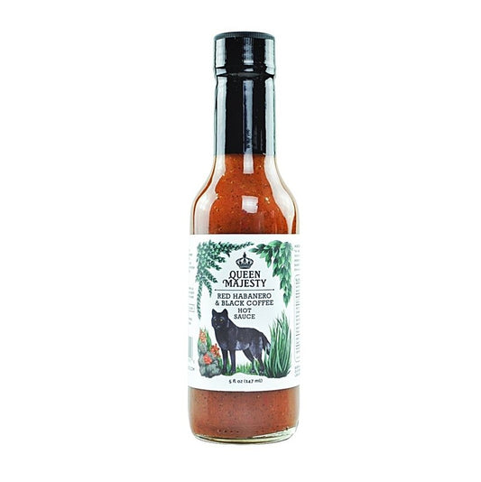 Queen Majesty Red Habanero & Black Coffee Hot Sauce 147ml