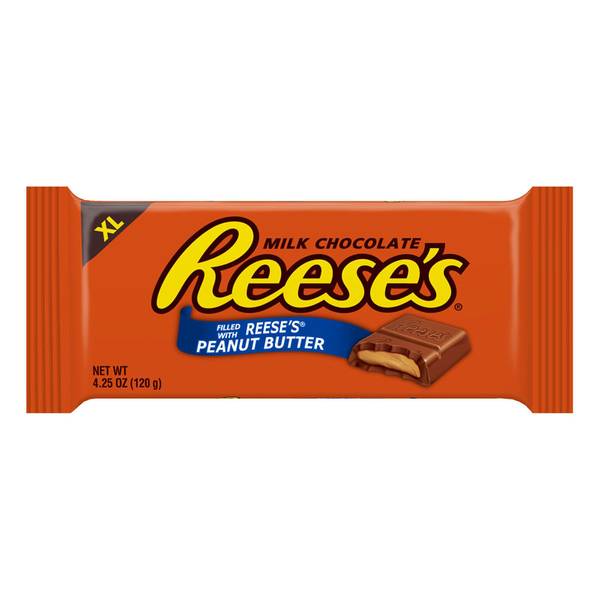Reese's XL Peanut Butter Filled Milk Chocolate Bar - 4.25 Oz