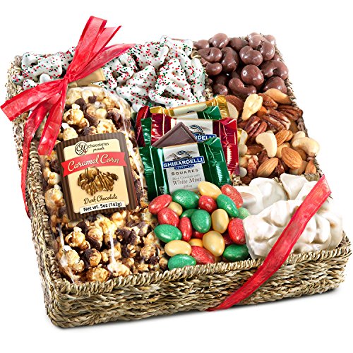 Golden State Fruit Chocolate Caramel Nuts and Treats 22 Ounce