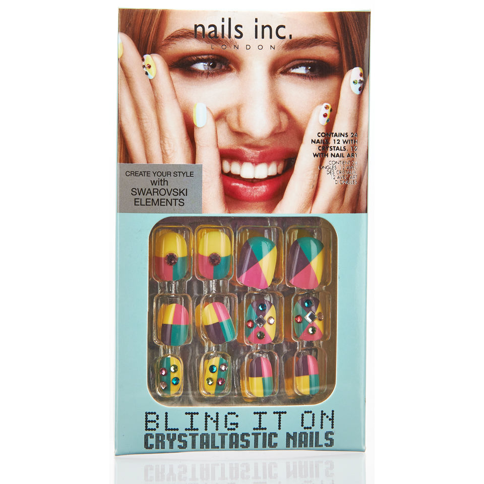 Nails Inc. Bling It on Crystaltastic Nails - Summer Pastel
