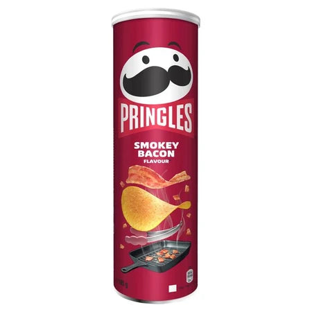 Pringles Super Stack Smoky Bacon Potato Crisps Chips - 5.5oz
