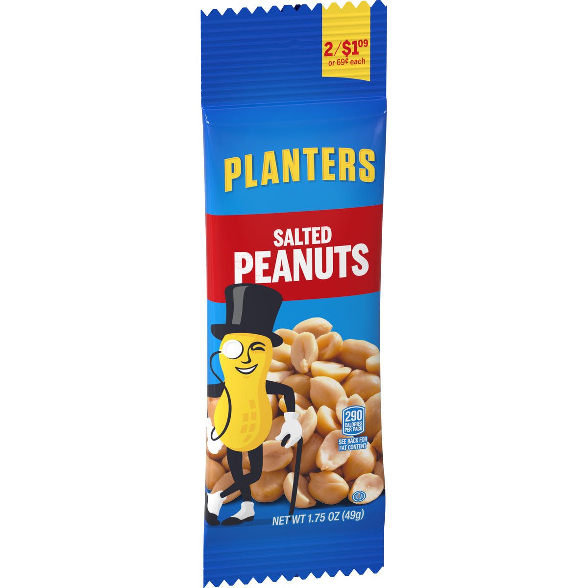 Planters 1.75 Oz Dry Roasted Peanuts