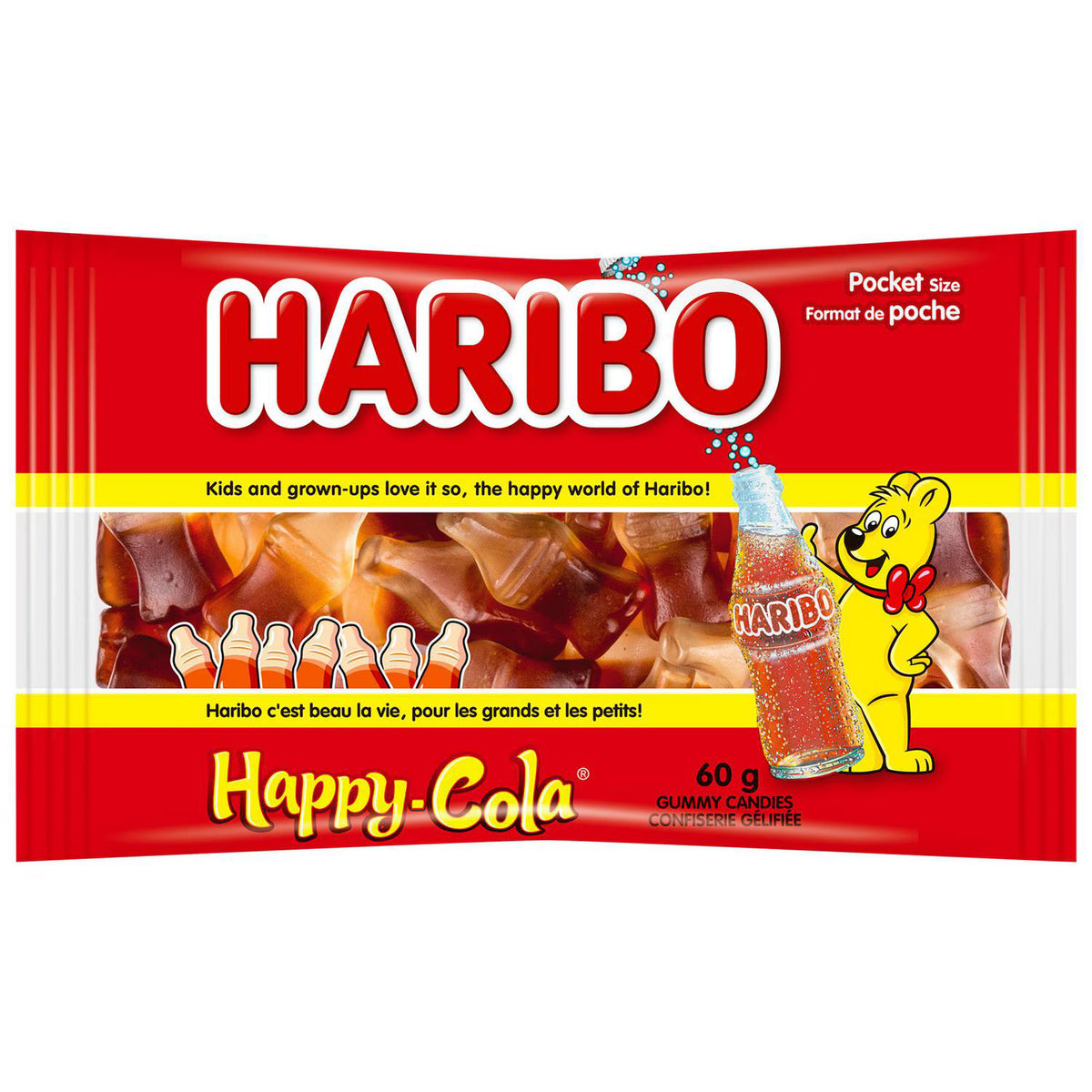 Haribo Happy Cola Gummy Candy 60G