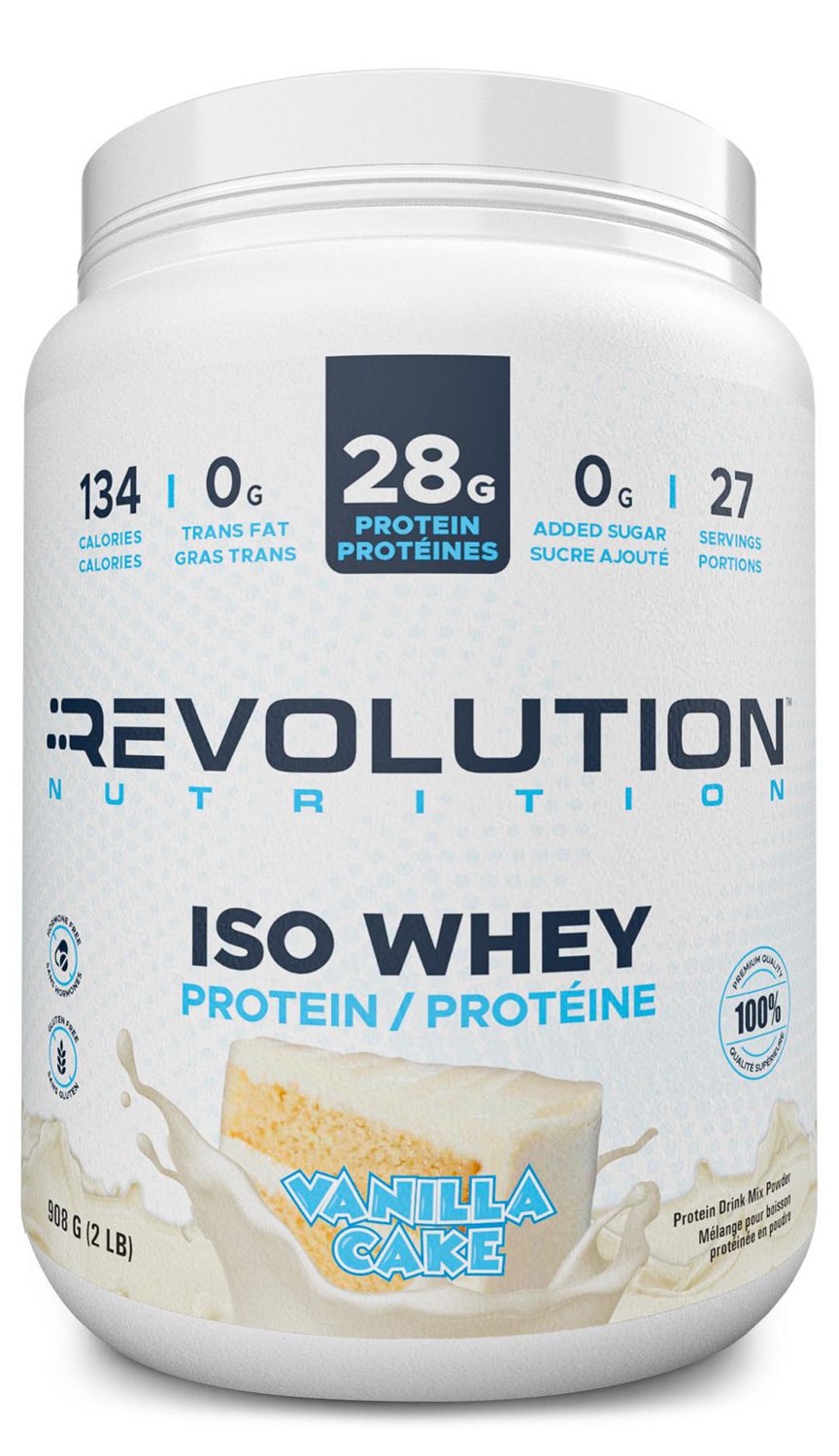Revolution Nutrition, Iso Whey, Protein Powder 2LB