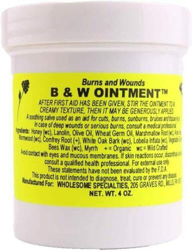 B&W Ointment - Burn and Wound Ointment