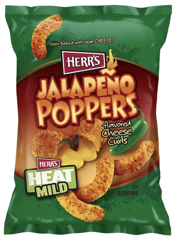 Jalapeño Poppers Flavored Cheese Curls 78g