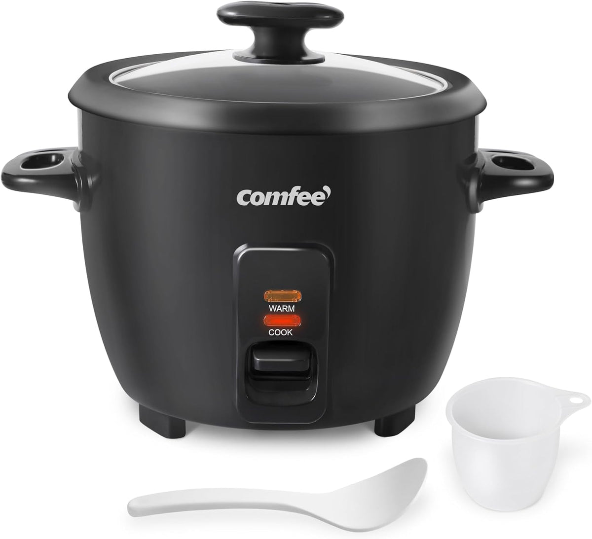 COMFEE' Rice Cooker, 6-Cup Cooked/3-Cup Uncooked