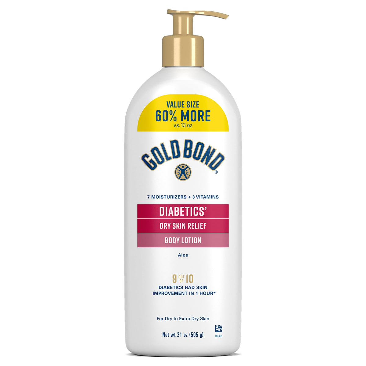 Gold Bond, Diabetics' Dry Skin Relief Body Lotion, 21 Oz