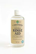 2 Brothers, 100% Natural Rinse Aid, Fragrance-Free (500 mL / 16.9 oz), Spot-Free Shine, 150 Loads