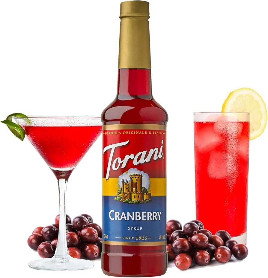 TORANI Cranberry Syrup, 750ml PET