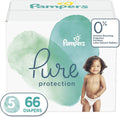 Pampers Pure Baby Diapers, Size 5 (66 ct)
