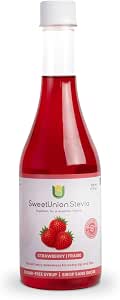 SweetUnion Stevia Pure Strawberry Liquid, 525ml