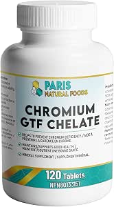 Paris Natural Foods Chromium Gtf Chelate 120Tablets