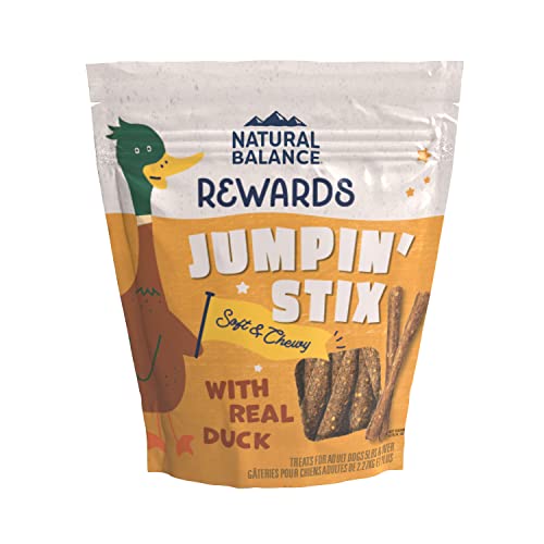 Natural Balance Pet Foods Rewards Jumpin Stix Dog Treats Duck 10 Oz