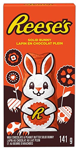 Hershey's Solid Milk Chocolate and Peanut Butter Easter Bunny, Reese's 141 g