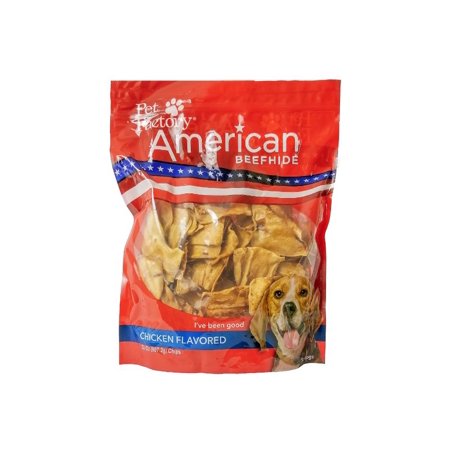 Pet Factory American Beefhide Chips Chicken Flavored - 32oz