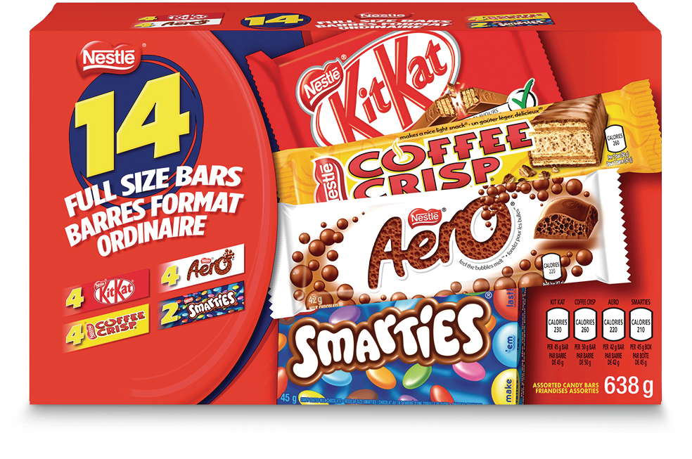 Nestle Choc Bars Multipack 638G