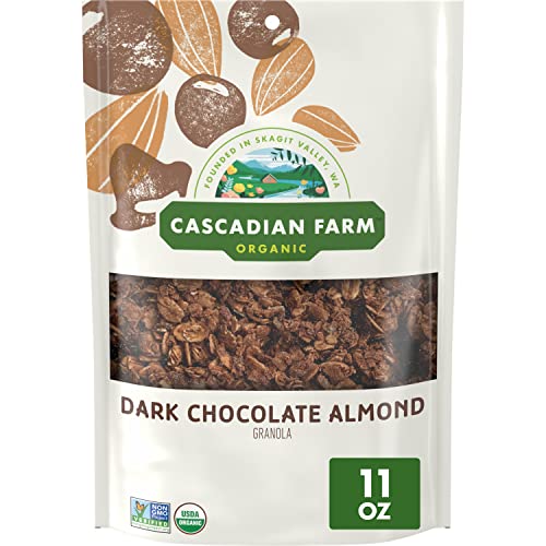 Cascadian Farm Organic Granola Dark Chocolate and Almond 11 Oz