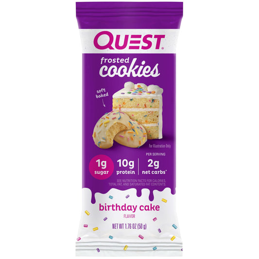 Quest Frosted Cookies - Birthday Cake, 1.76 Oz
