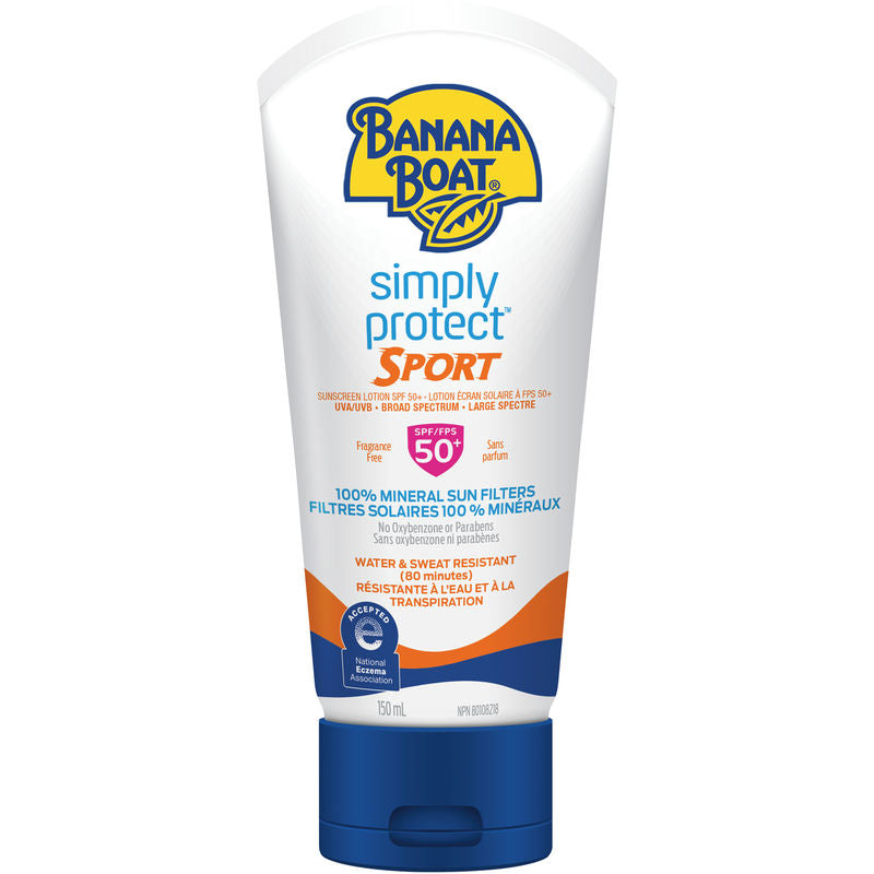 BANANA BOAT Simply Protect Mineral Sunscreen Spf 50+ Lotion 150 mL