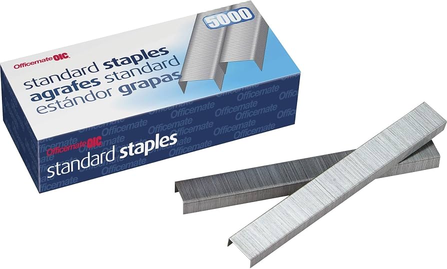 Officemate Standard Staples, 210 per Strip
