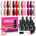 Mefa 12 Colors Gel Polish Set