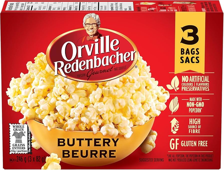 Orville Redenbacher's Orville Redenbacher Popcorn  (3 Bags, 82g) 246 G